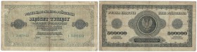 Banknoten, Polen / Poland. 500000 Marek 1923. Pick 36. IV