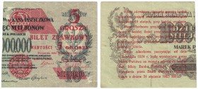 Banknoten, Polen / Poland. 5 Groszy 1924. Pick 43b. IV