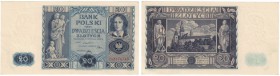 Banknoten, Polen / Poland. 20 Zlotych 1936. Pick 77. I-II