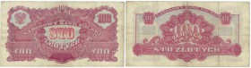 Banknoten, Polen / Poland. Narodowy Bank Polski. 100 Zlotych 1944. Pick 116. III