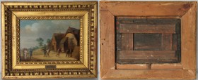 Kunst und Antiquitäten / Art and antiques. Ölgemälde. "Paysans tirant à L'arbalète" David Teniers II. der Jüngere (1610-1690). Herausragender flämisch...