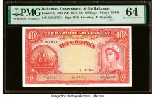 Bahamas Bahamas Government 10 Shillings 1936 (ND 1954) Pick 14b PMG Choice Uncirculated 64. HID09801242017 © 2022 Heritage Auctions | All Rights Reser...
