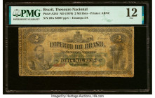 Brazil Thesouro Nacional 2 Mil Reis ND (1870) Pick A245 PMG Fine 12. HID09801242017 © 2022 Heritage Auctions | All Rights Reserved