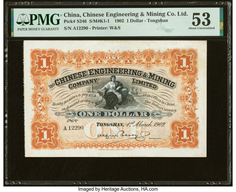 China Chinese Engineering & Mining Company Limited 1 Dollar 1.3.1902 Pick S246 S...