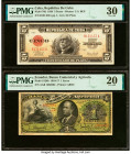 Cuba Republica de Cuba 5 Pesos 1938 Pick 70d PMG Very Fine 30; Ecuador Banco Comercial y Agricola 1 Sucre 1.7.1910 Pick S126b PMG Very Fine 20. HID098...