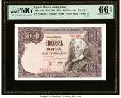 Spain Banco de Espana 5000 Pesetas 6.2.1976 (ND 1978) Pick 155 PMG Gem Uncirculated 66 EPQ. HID09801242017 © 2022 Heritage Auctions | All Rights Reser...