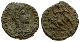 Roman Empire. Constans (337-350). Maiorina 348-350, Alexandria mint. Reverse: FEL TEMP REPARATIO, ALE A. AE 2.71 g. Sear V 18684.