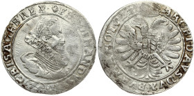 Holy Roman Empire, Stiria. Ferdinand II (1619-1637). 1/2 kippertaler of 75 Kreuzer 1622, Graz. Silver 7.62 g. KM 413; Her. 799a.
