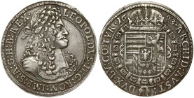 Holy Roman Empire, Tyrol. Leopold I (1657-1705). Taler 1683 Hall. Silver 28.58 g. Dav. 3241. Patina