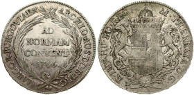 Holy Roman Empire. Maria Theresia (1740-1780). Konventionstaler 1766, Gunzburg. Silver 27.95 g. Dav. 1148.