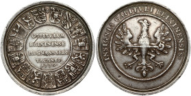 Holy Roman Empire, Brixen (Bressanone) bishopric in South Tyrol. Medal 1779 Sede Vacante. Silver 48 mm, 43.39 g. Mont. 2750; Zep. 76; Morosini 1512. O...
