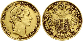 Austria. Franz Joseph I (1848-1916). Ducat 1856 A. Gold 3.43 g. Fr. 490; KM-2263.
