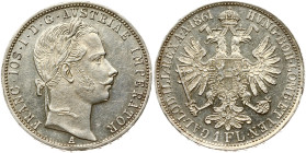Austria. Franz Joseph I (1848-1916).1 Florin 1861 A. Silver 12.35 g. KM-2219.