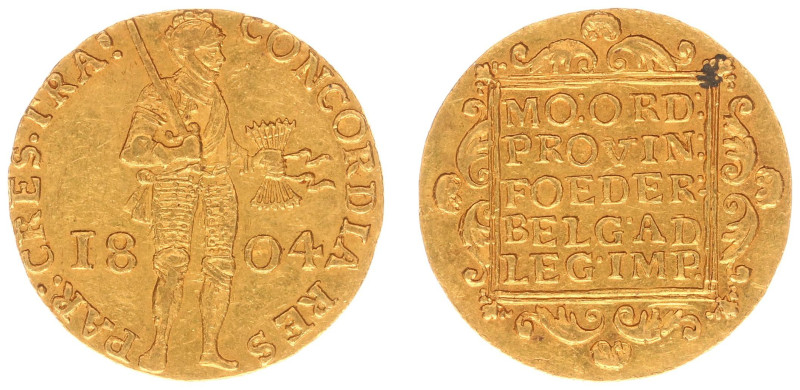 Bataafse Republiek (1795-1806) - Utrecht - Gouden Dukaat 1804 (Sch. 40 / Delm. 1...