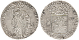 Bataafse Republiek (1795-1806) - West-Friesland - 3 Gulden 1795 (Sch. 85a / Delm. 1147) - corrosion - VF