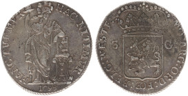 Bataafse Republiek (1795-1806) - West-Friesland - 3 Gulden 1795 (Sch. 85a / Delm. 1147) - VF/XF