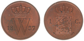 Koninkrijk NL Willem I (1815-1840) - 1 Cent 1837 (Sch. 336) - XF/UNC