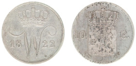 Koninkrijk NL Willem I (1815-1840) - 10 Cent 1822 U (Sch. 304 /R) - F/VF