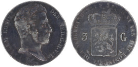 Koninkrijk NL Willem I (1815-1840) - 3 Gulden 1831 (Sch. 249) - Fine, traces of mounting