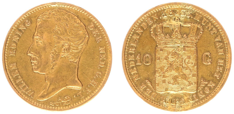 Koninkrijk NL Willem I (1815-1840) - 10 Gulden 1833 (Sch. 186) - good VF, traces...
