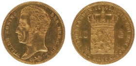 Koninkrijk NL Willem I (1815-1840) - 10 Gulden 1840 (Sch. 189) - Gold - XF- polished