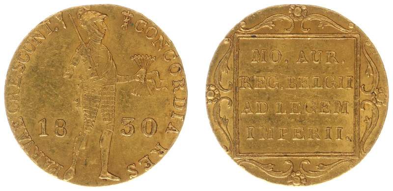 Koninkrijk NL Willem I (1815-1840) - Gouden Dukaat 1830 U (Sch. 214) - VF+, with...