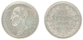 Koninkrijk NL Willem II (1840-1849) - 10 Cent 1849 (Sch. 535) - XF