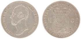 Koninkrijk NL Willem II (1840-1849) - ½ Gulden 1847 (Sch. 530) - VF-