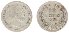 Koninkrijk NL Willem III (1849-1890) - 10 Cent 1855 (Sch. 643) - VF-