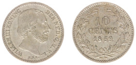 Koninkrijk NL Willem III (1849-1890) - 10 Cent 1859 (Sch. 645) - VF+