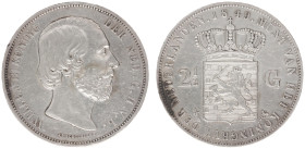 Koninkrijk NL Willem III (1849-1890) - 2½ Gulden 1849 (Sch. 575) - VF+