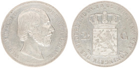 Koninkrijk NL Willem III (1849-1890) - 2½ Gulden 1863 (Sch. 589/R) - good VF
