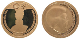 Koninkrijk NL Beatrix (1980-2013) - 10 Euro 2002 'Huwelijksmunt' - Gold - Prooflike