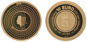 Koninkrijk NL Beatrix (1980-2013) - 10 Euro 2006 'Belastingdienst' - Gold - Proof