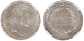 Nederlands-Indië - Nederlands-Indisch Gouvernement (1816-1949) - ¼ Gulden 1840 (Scho. 627 / Passon 31.8) - NGC MS62