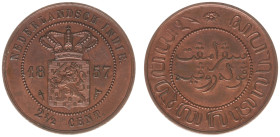Nederlands-Indië - Nederlands-Indisch Gouvernement (1816-1949) - 2½ Cent 1857 (Scho. 771 / Passon 35.8) - luster - UNC