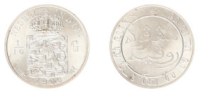 Nederlands-Indië - Nederlands-Indisch Gouvernement (1816-1949) - 1/10 Gulden 1906 (Scho. 836) - attractive specimen with mint luster - FDC