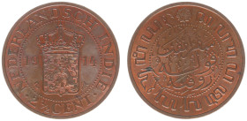 Nederlands-Indië - Nederlands-Indisch Gouvernement (1816-1949) - 2½ Cent 1914 (Scho. 872) - luster - UNC