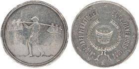 Plantagegeld / Plantation tokens - Ander Ned. Indisch particuliergeld / penningen - 1 Thail (Tael) ND (1939-1940) reeded edge (Scho. 1456 (RR) / Passo...
