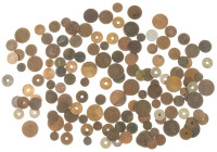 Muntenlots VOC / Ned. Indië - Netherlands East Indies, Batavian Republic - Dutch Government, Mix lot of various copper coins, consisting of doits, kep...