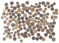Muntenlots VOC / Ned. Indië - VOC/Netherlands East Indies, Mix lot of various copper coins, consisting of VOC-duiten, Batavian Republic, 5 1/32 & 5 1/...