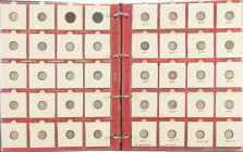 Coins Netherlands in albums - Collection Netherlands from 1823, mainly Wilhelmina a.w. 1 gulden 1898-1905-10-11-16 & 17 and 2½ Gulden 1898, mixed qual...