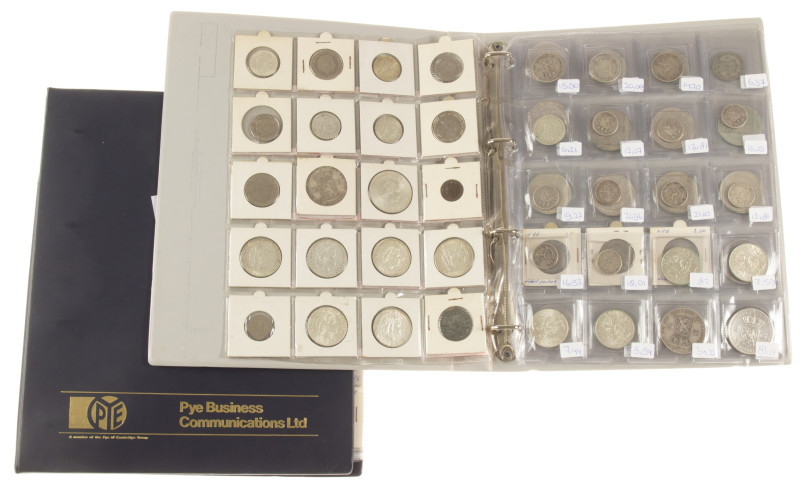 Coins Netherlands in albums - Collection Netherlands in 2 albums a.w. 12x 2½ Gul...