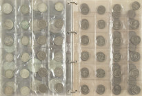 Coins Netherlands in albums - Collection Netherlands Wilhelmina, Juliana & Beatrix