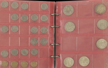 Coins Netherlands in albums: Euros - Collection Netherlands Willem III - Beatrix, also some miscellaneous a.w. Dutch banknotes