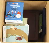 Coins Netherlands in boxes: Euros - Box with collection 5 & 10 Euro coins 2002-2019 in Proof in capsules, some of the empty blisters added, all in 3 c...