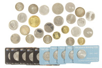 Coins Netherlands in boxes: Euros - Bpx with various silver Euro coins a.w. in coincards, also some miscellaneous