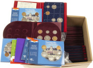 Coins Netherlands in boxes: Euros - Box with proofsets, FDC-& UNC-sets