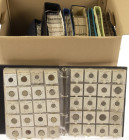 Coins Netherlands in large boxes - cannot be shipped - Moving box with pre-and postwar coins Netherlands (incl. some silver) and small euro coins EU-c...