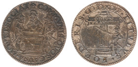 Collectie Penningen en Munten Dhr. H. van Osch - Pax in Nummis - 1596 - Jeton 'Triple Alliance' (Dugn. 3402; vL.I-481.4; Pax 37) - silver 29.5 mm, 6.0...
